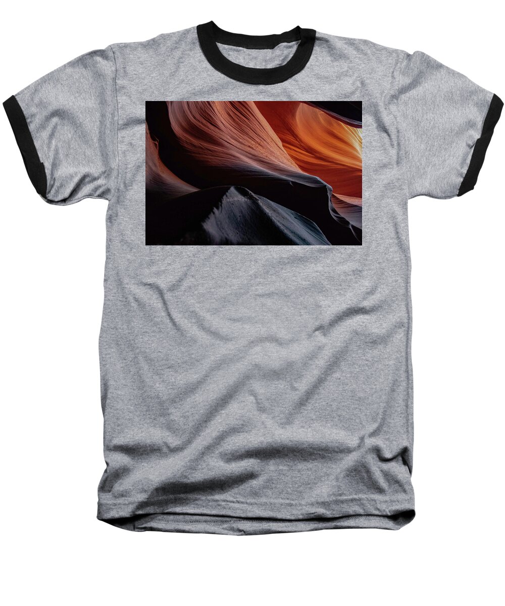 Artistic Baseball T-Shirt featuring the photograph The Earth's Body 5 by Mache Del Campo