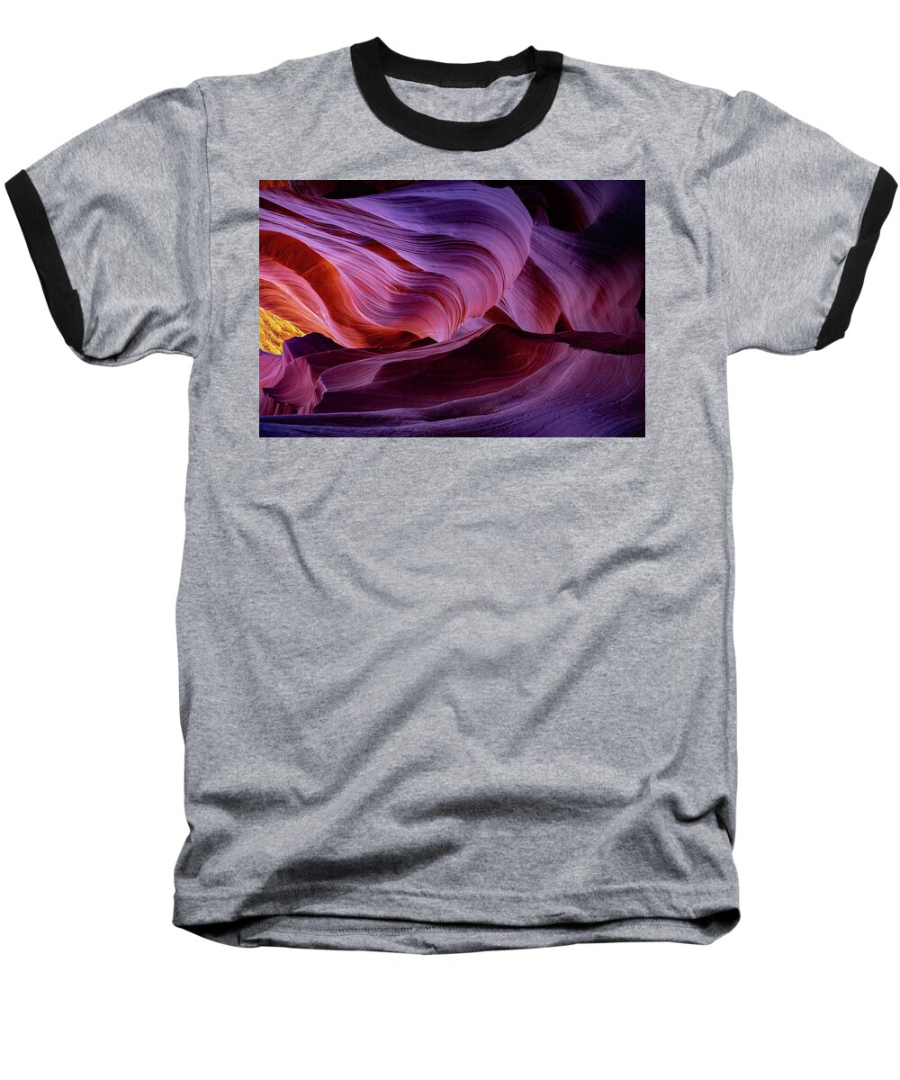 Artistic Baseball T-Shirt featuring the photograph The Earth's Body 8 by Mache Del Campo