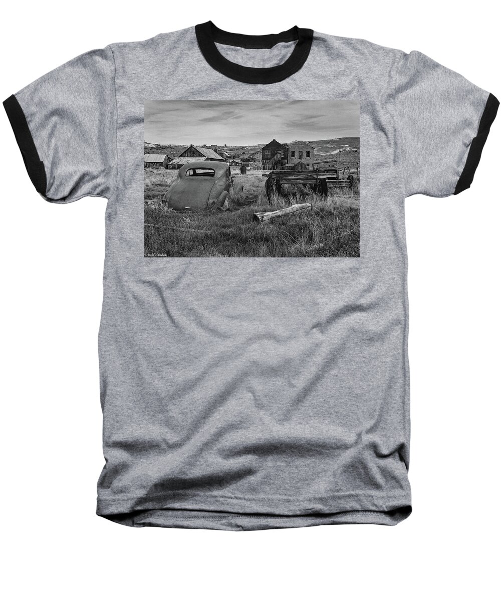 Bodie Baseball T-Shirt featuring the photograph Bodie California #7 by Mike Ronnebeck