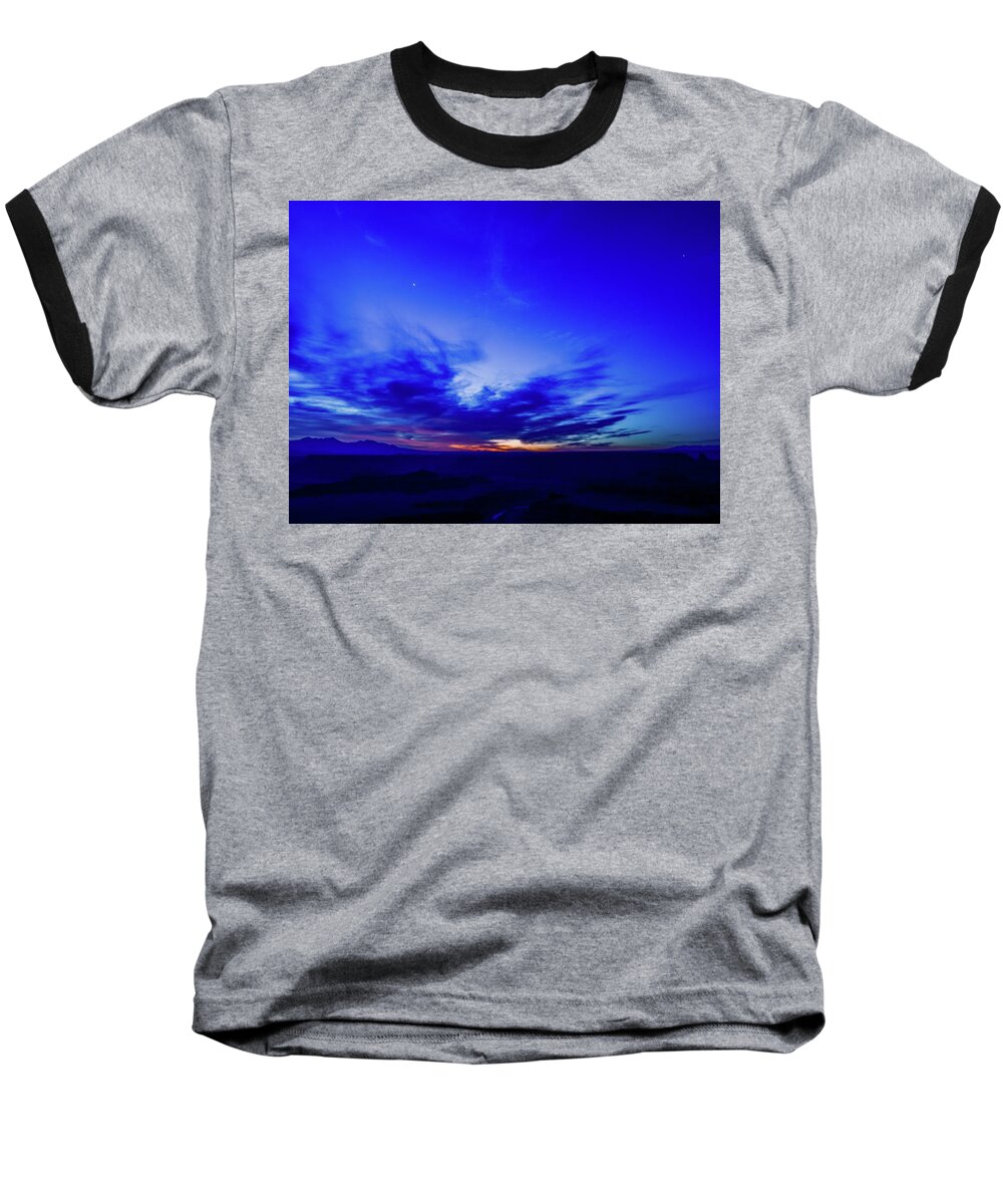 Aspens Baseball T-Shirt featuring the photograph A Dawns Early Rise by Johnny Boyd