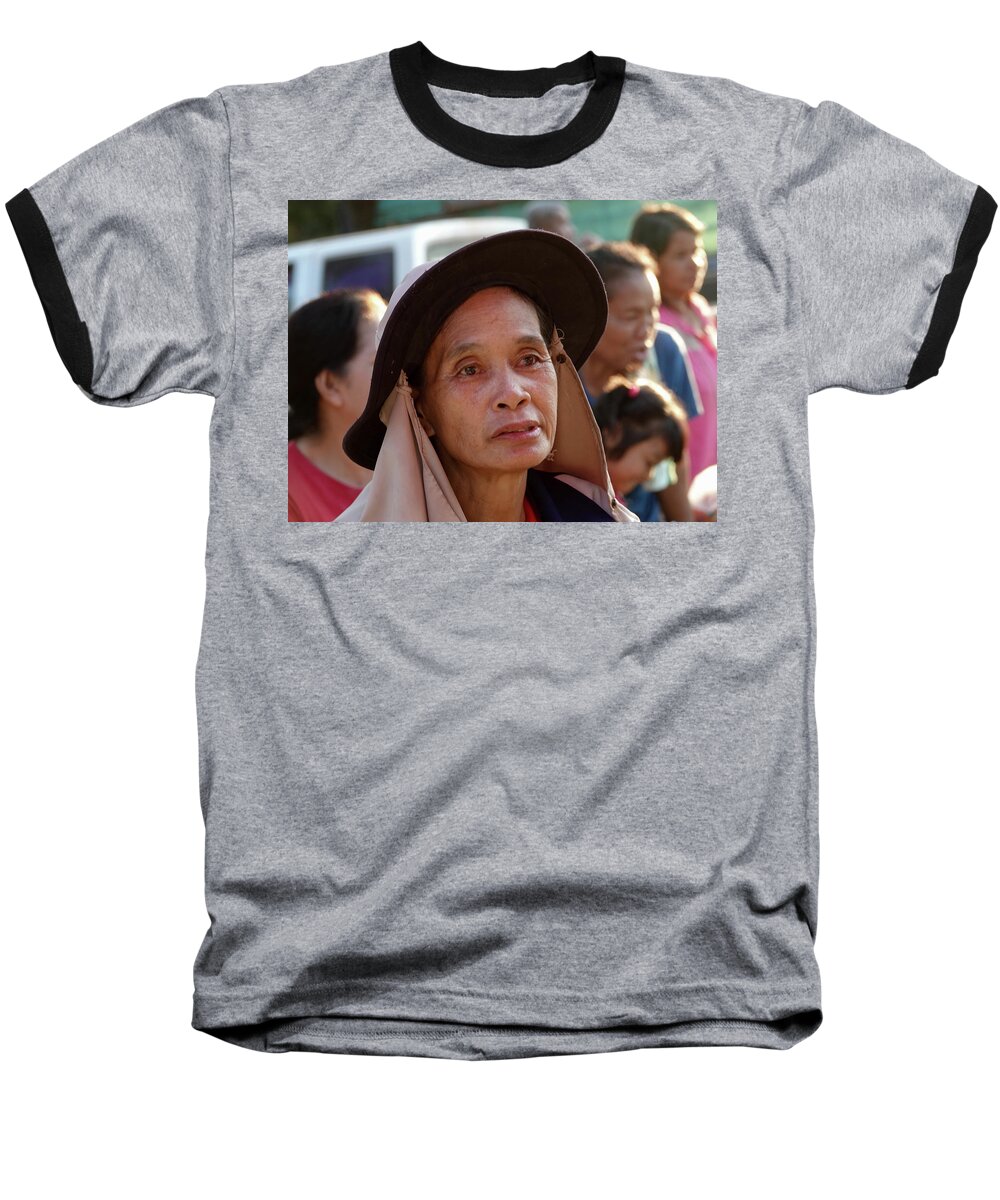 Thailand Baseball T-Shirt featuring the photograph A face of life by Jeremy Holton