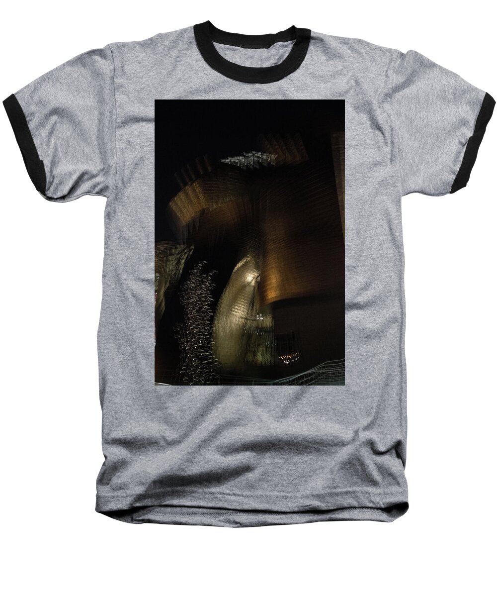 Abstract Baseball T-Shirt featuring the photograph Abstract Art Museum by Alex Lapidus
