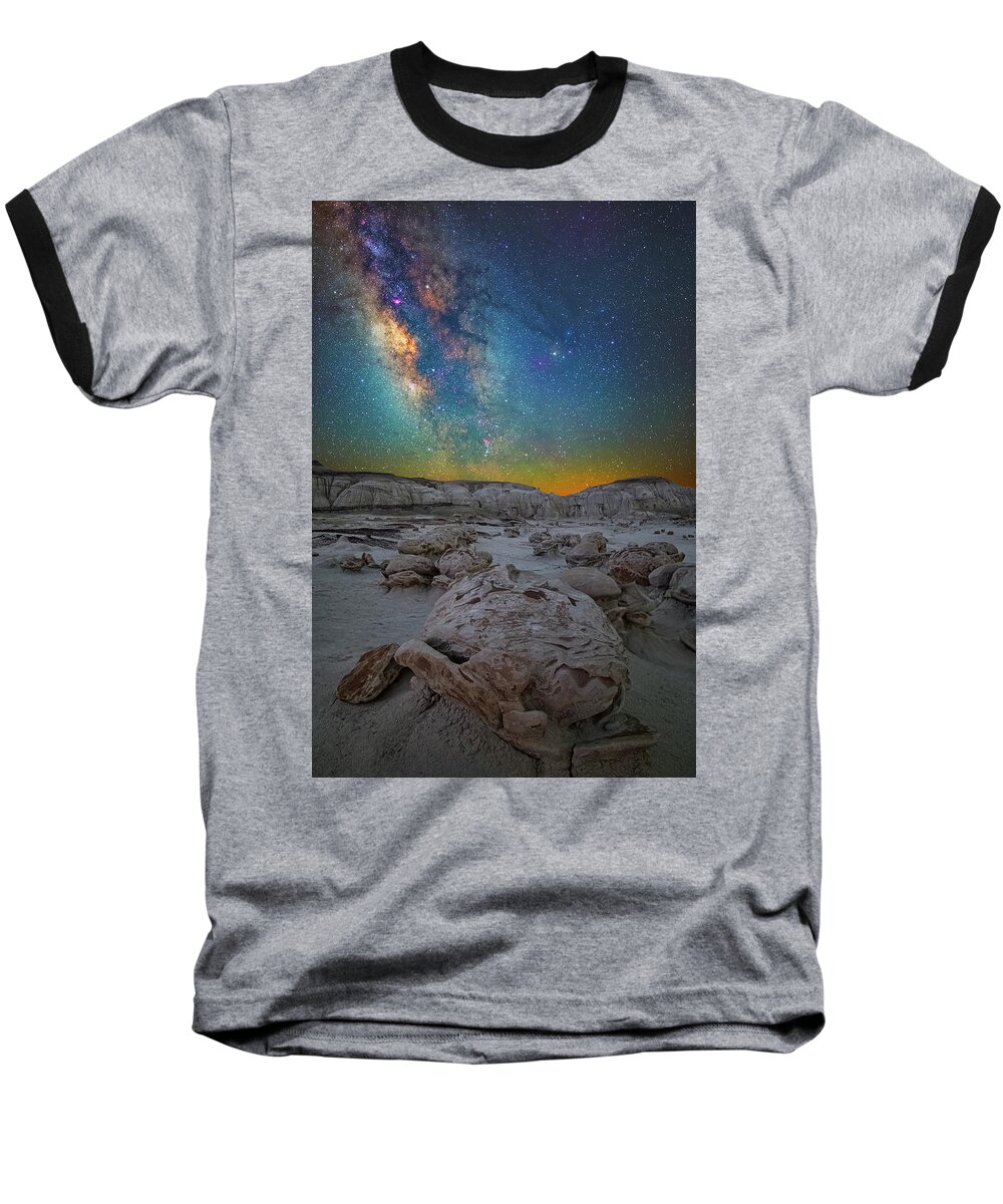 Astronomy Baseball T-Shirt featuring the photograph Alien Bonus by Ralf Rohner