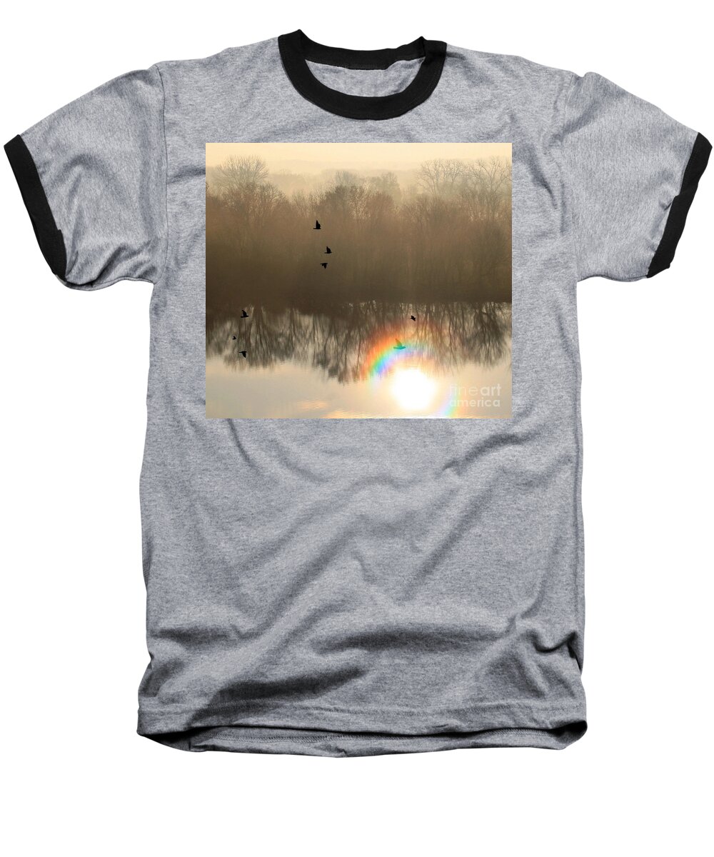 Fog Baseball T-Shirt featuring the photograph Amazing Grace by Paula Guttilla