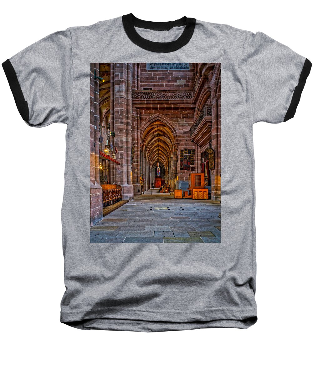 Church Baseball T-Shirt featuring the photograph Amped Up Arches by Tom Gresham