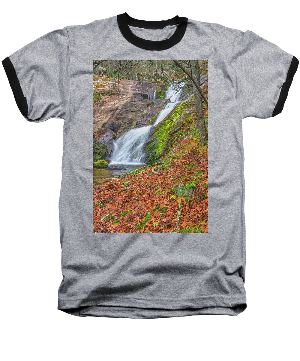 Staton Creek Falls Baseball T-Shirt featuring the photograph An Aureole Of Sanctity by Bijan Pirnia