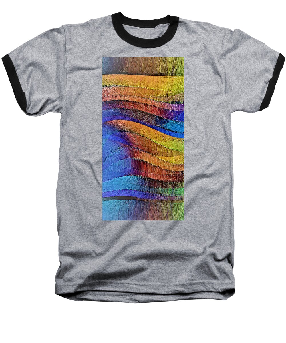 Blue Baseball T-Shirt featuring the digital art Ascendance by David Manlove