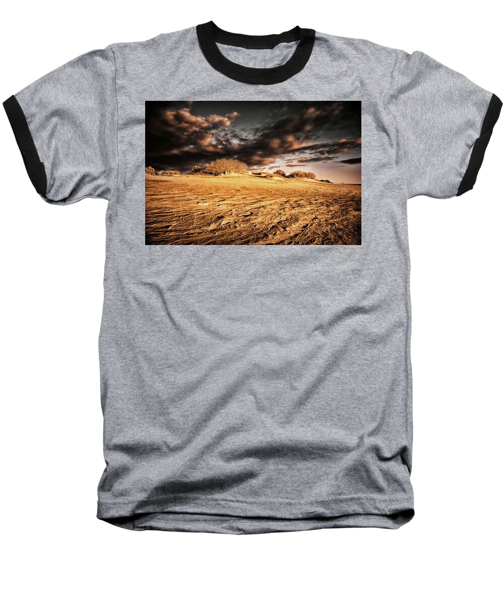 Storm Baseball T-Shirt featuring the photograph Before The Storm by Paula OMalley