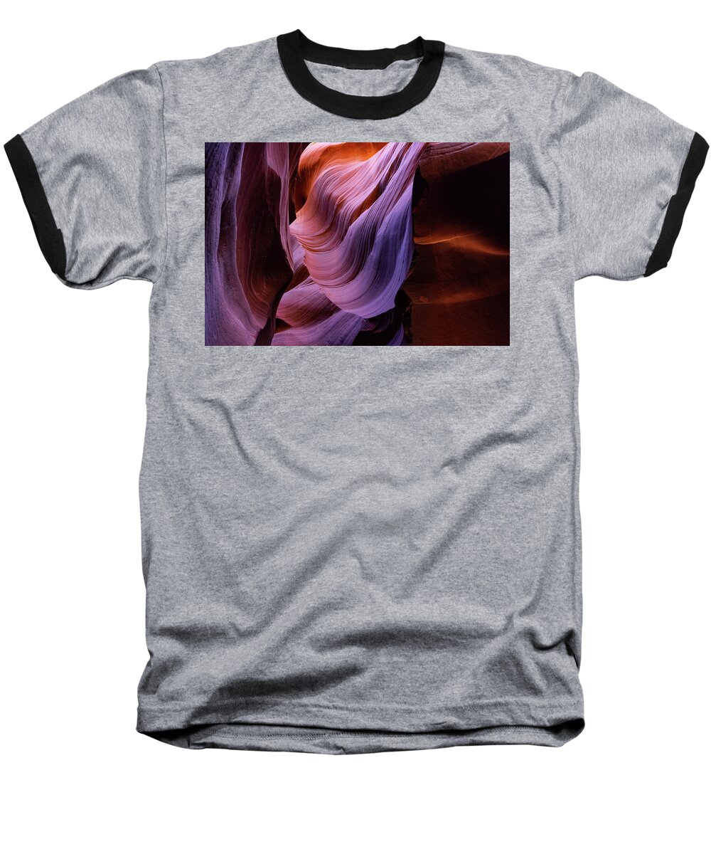 Abstract Baseball T-Shirt featuring the photograph The Earth's Body 14 by Mache Del Campo