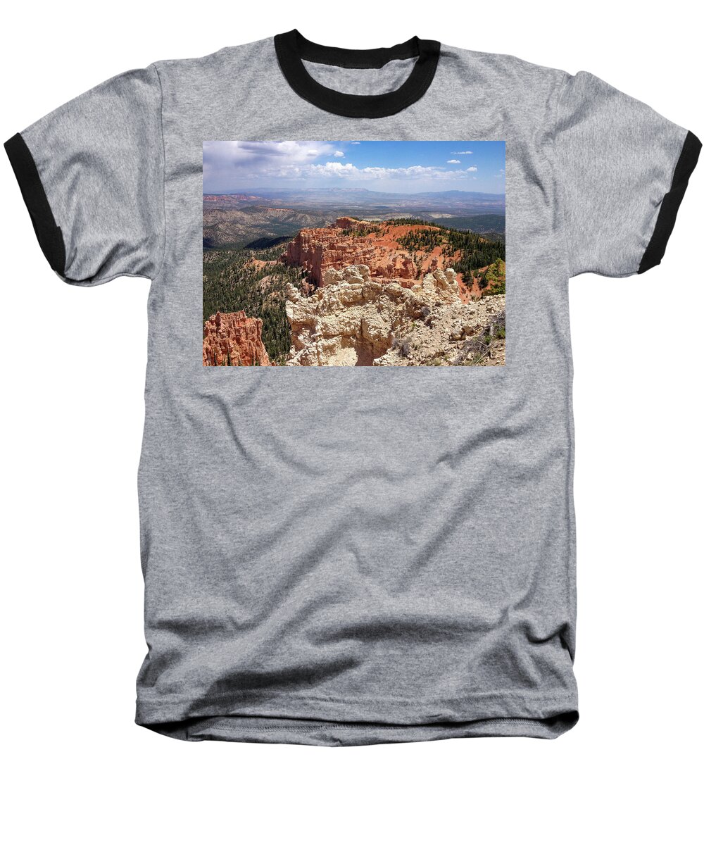 Bryce Canyon Baseball T-Shirt featuring the photograph Bryce Canyon High Desert by Mark Duehmig