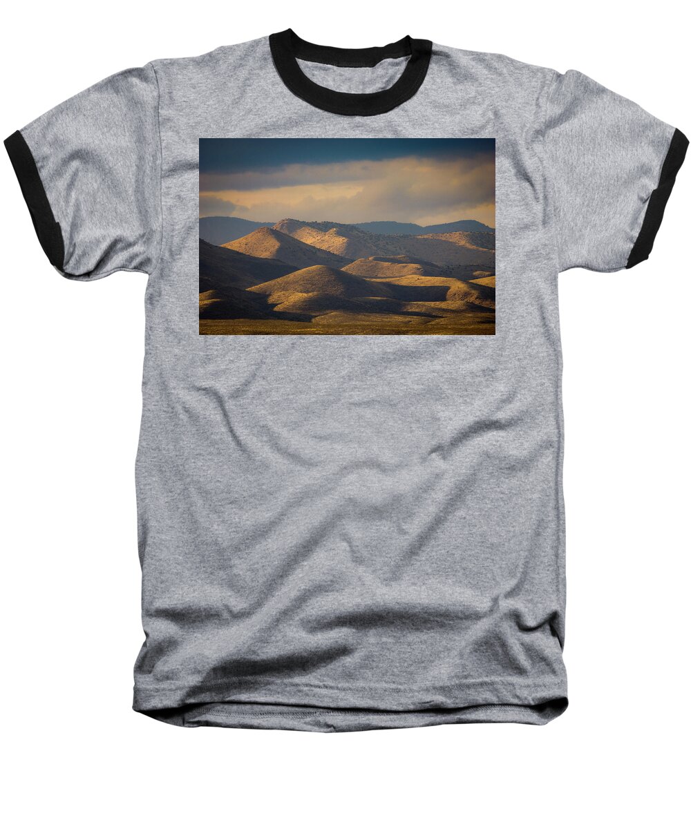 Nature Baseball T-Shirt featuring the photograph Chupadera Mountains II by Jeff Phillippi