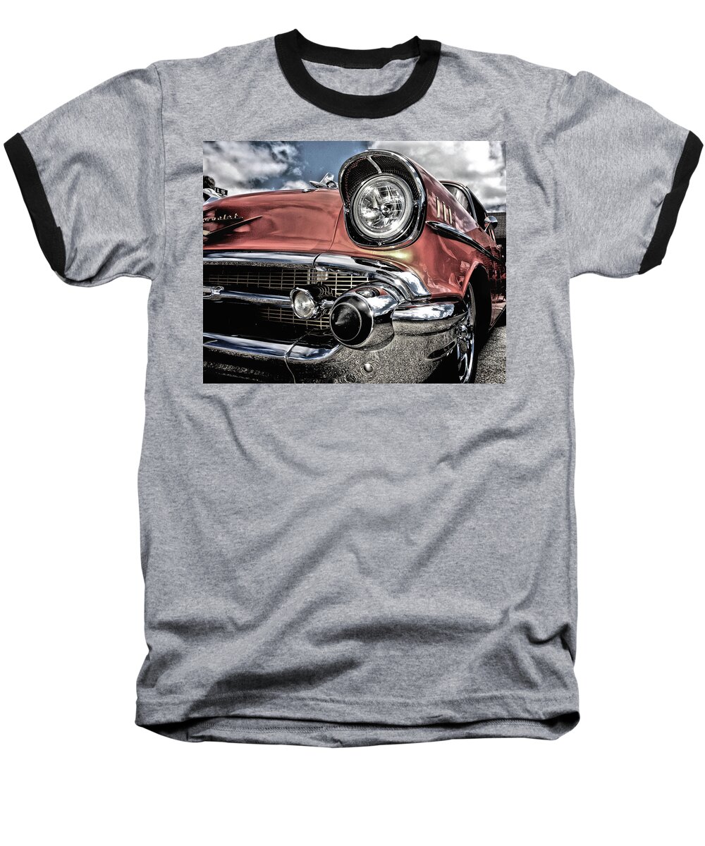 Cars Baseball T-Shirt featuring the photograph Classic Chevy by Bruce Gannon