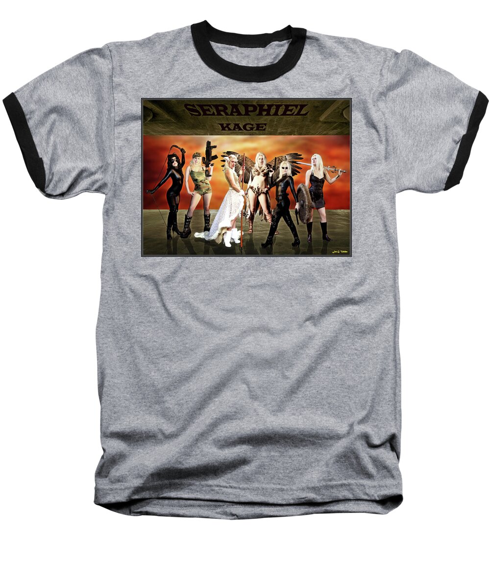Crystal Baseball T-Shirt featuring the photograph Seraphiel Illusions by Jon Volden