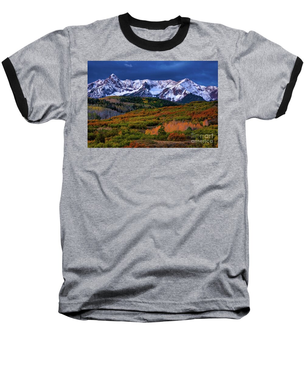 Colorado Baseball T-Shirt featuring the photograph Dallas Divide Morning by Doug Sturgess