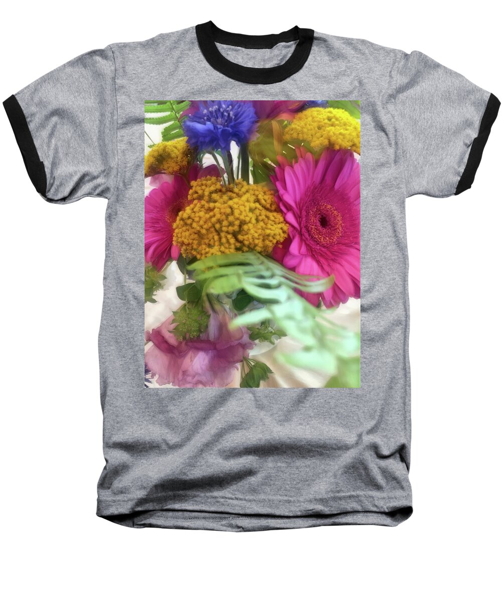 Wall Art Baseball T-Shirt featuring the photograph Dreamy Bouquet by Carol Whaley Addassi
