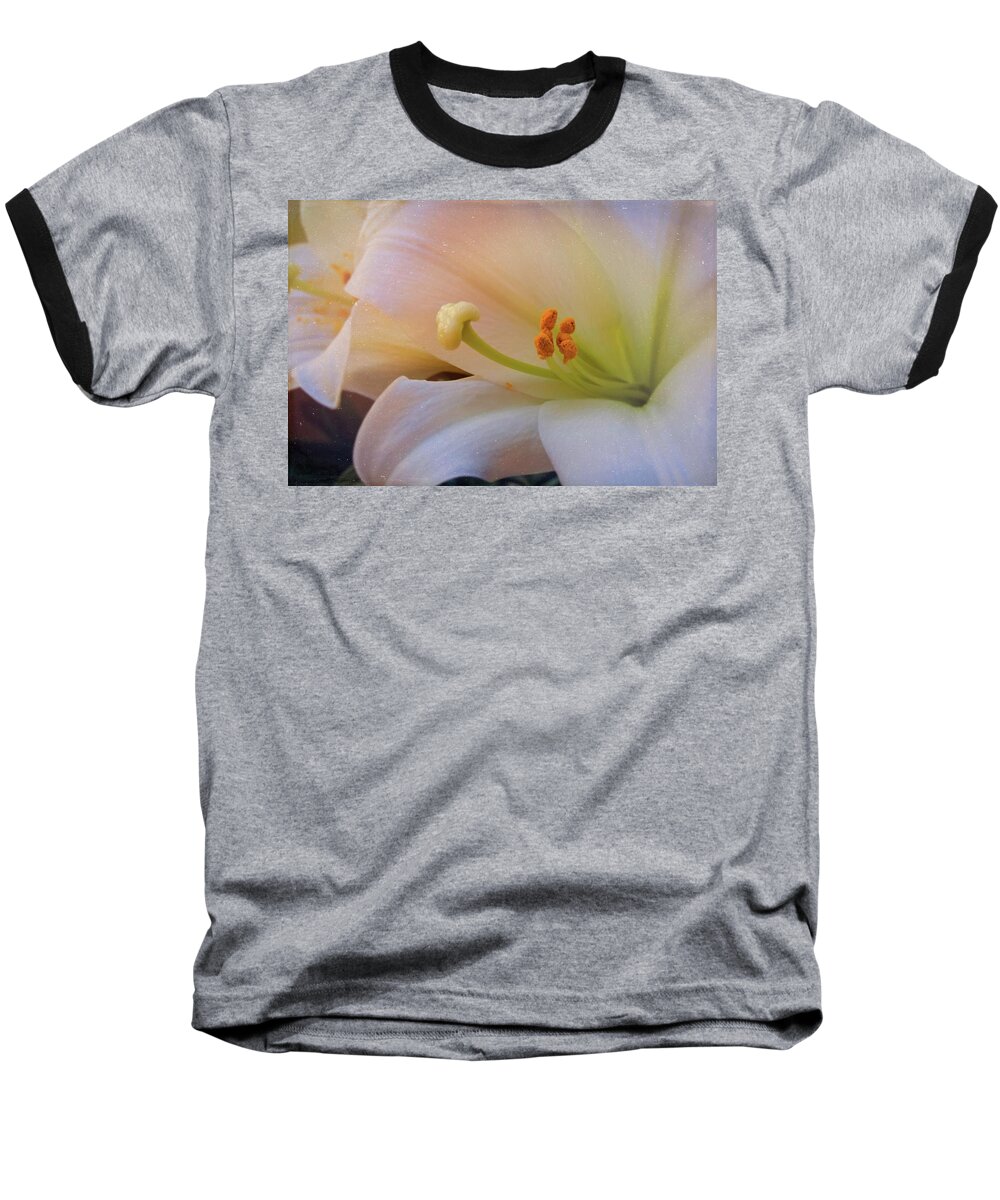 Easter Lilly Baseball T-Shirt featuring the photograph Easter Lily by Bonnie Willis