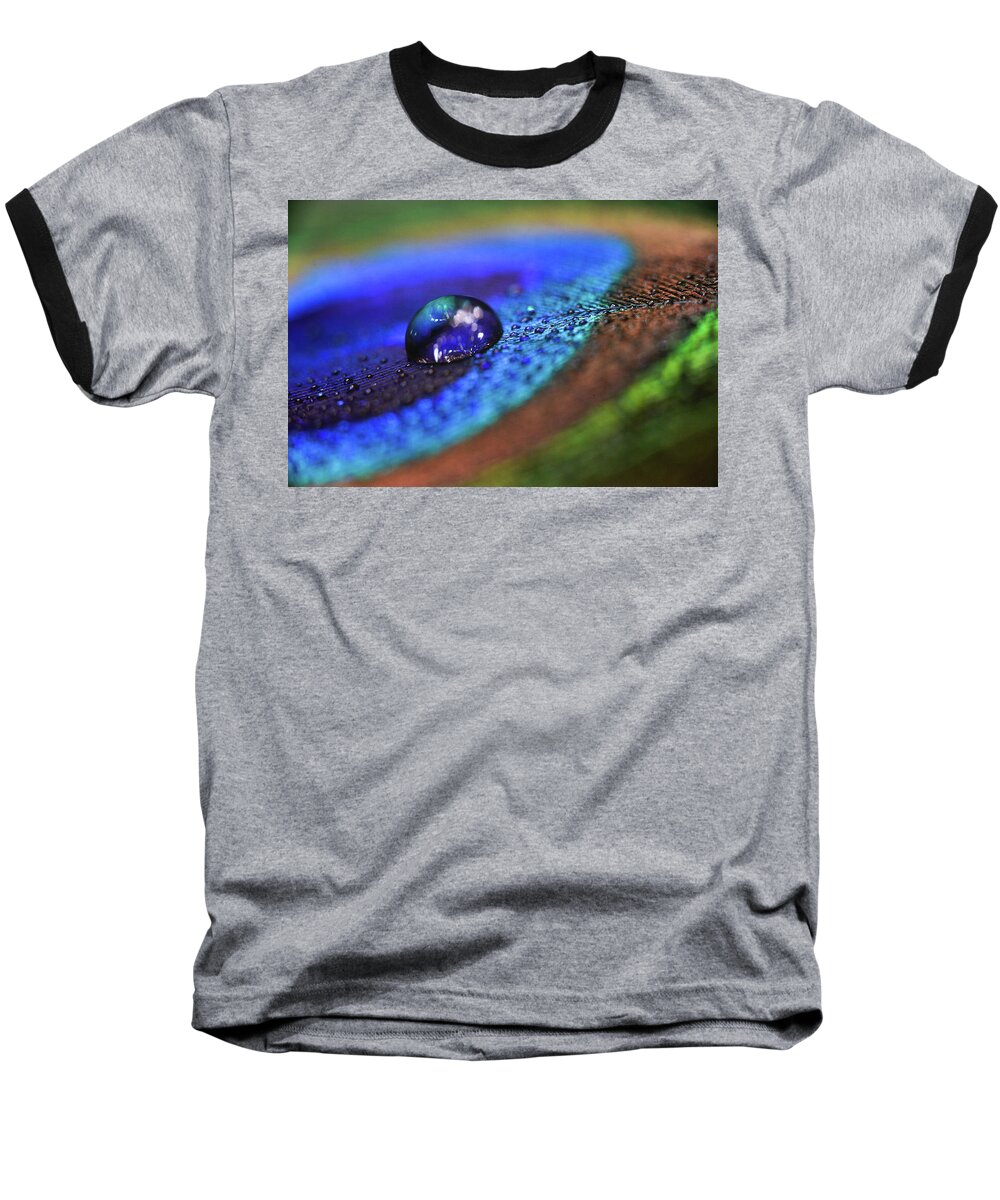 Feather Baseball T-Shirt featuring the photograph Feather Fall by Michelle Wermuth