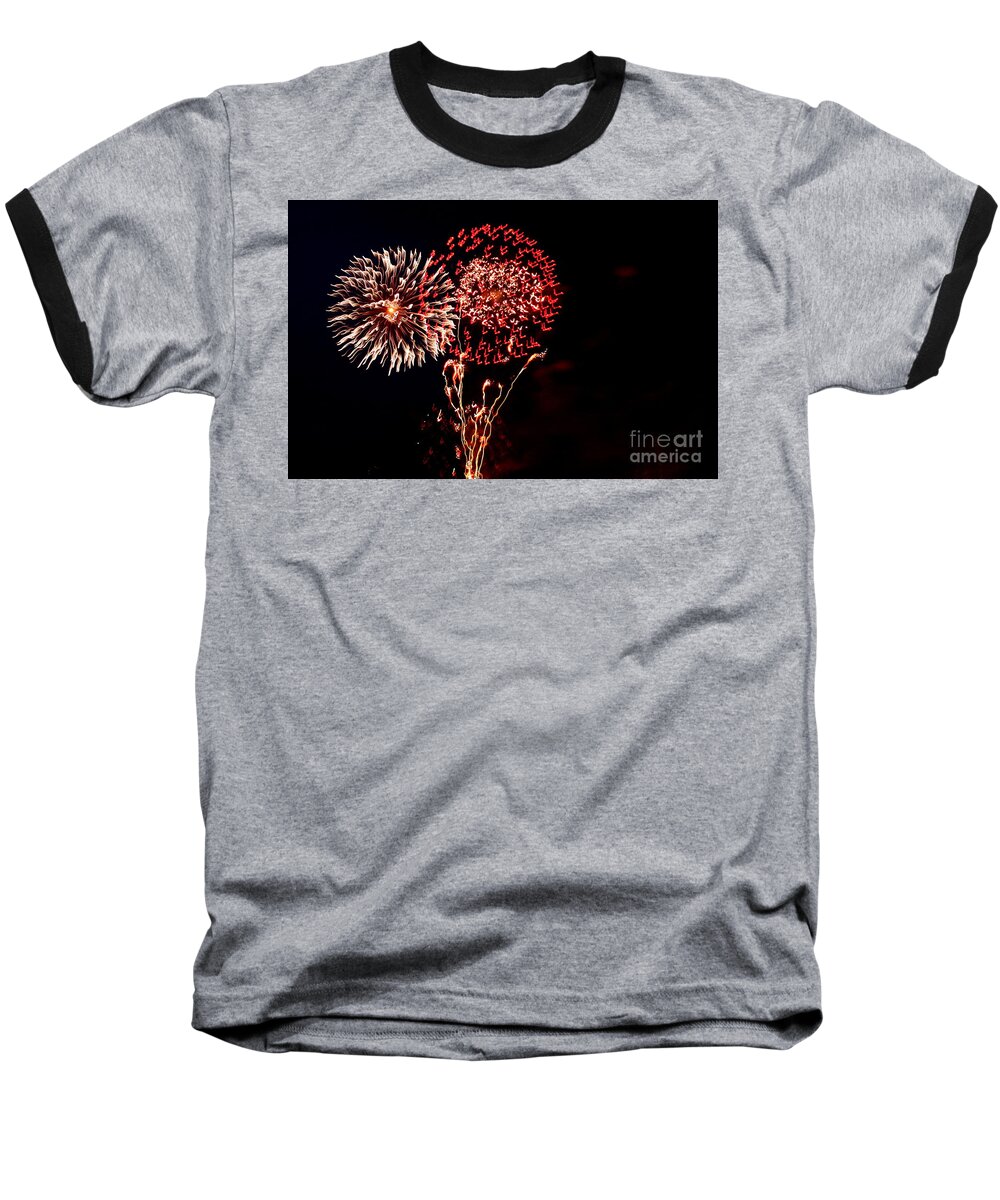Marcia Lee Jones Baseball T-Shirt featuring the photograph Flowers of The Night #3 by Marcia Lee Jones