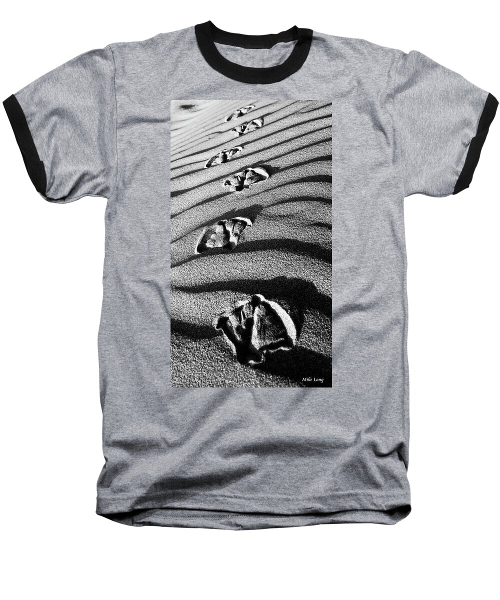 Beach Baseball T-Shirt featuring the photograph Follow Me by Mike Long