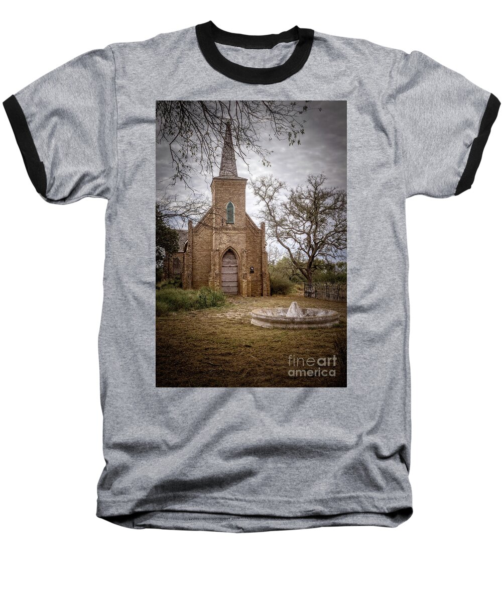 Gothic Revival Church Baseball T-Shirt featuring the photograph Gothic Revival Church by Imagery by Charly