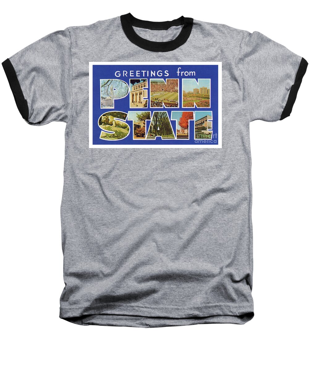 Penn Baseball T-Shirt featuring the photograph Penn State Greetings by Mark Miller