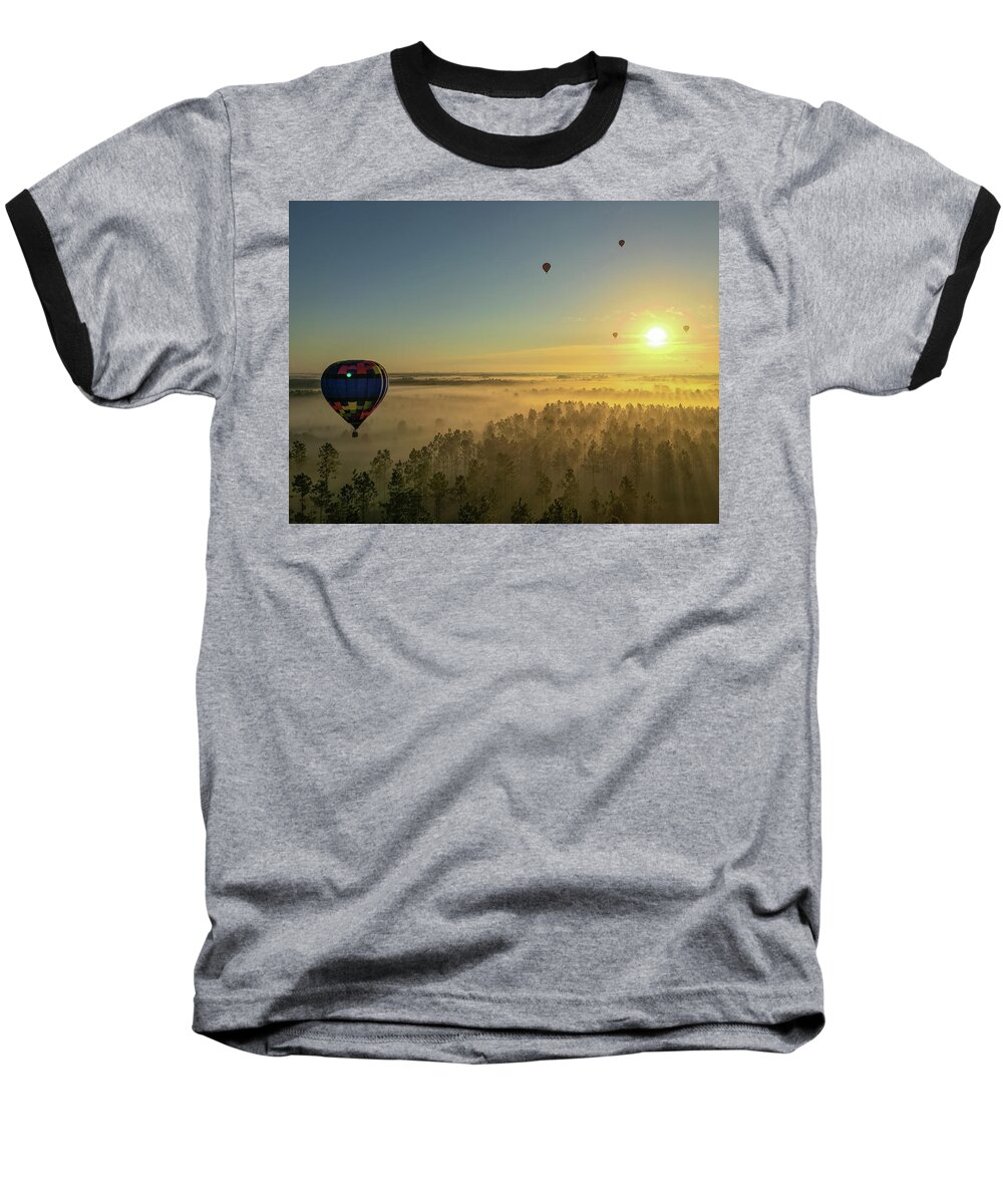 Florida Baseball T-Shirt featuring the photograph Hot Air Balloon 2 by Stefan Mazzola