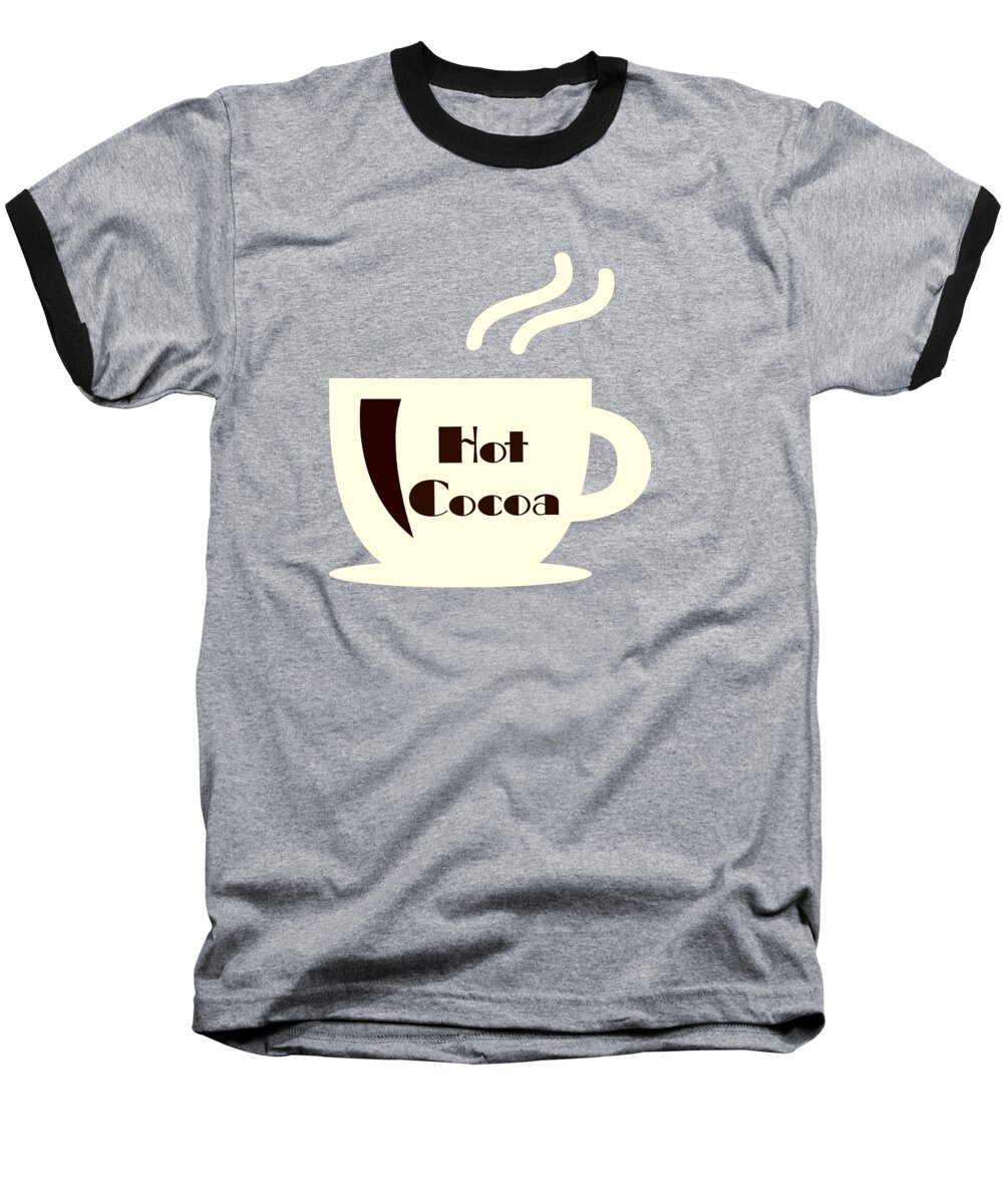 Hot Baseball T-Shirt featuring the digital art Hot Cocoa by Rachel Hannah