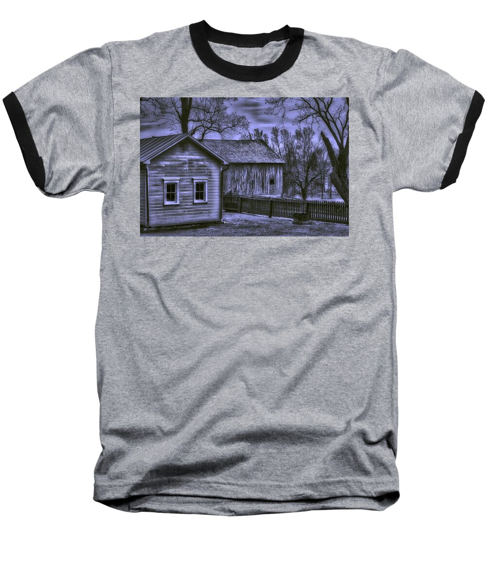  Baseball T-Shirt featuring the photograph Humble Homestead by Jack Wilson