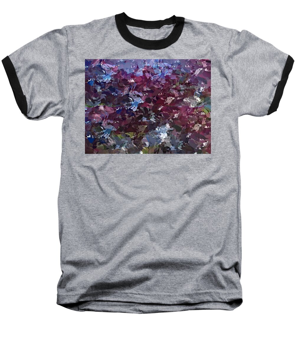 Lilac Baseball T-Shirt featuring the digital art It's Lilac by David Manlove