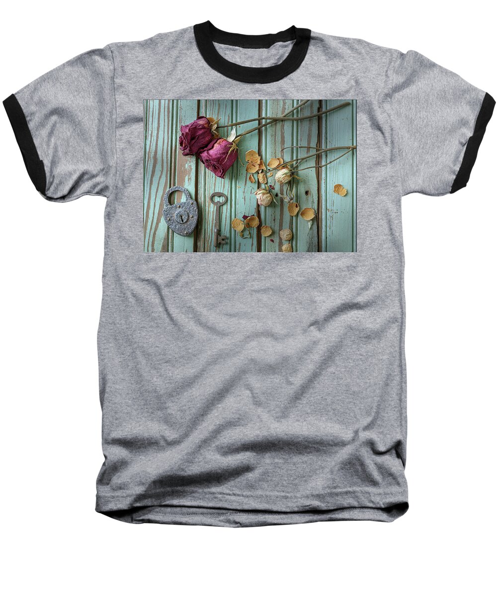 Roses Baseball T-Shirt featuring the photograph Last Remembrance 1 by David Smith
