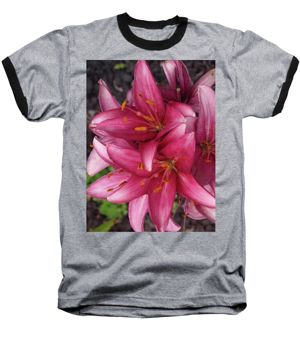 Lily Baseball T-Shirt featuring the photograph Lilixplosion - 1 by Jeffrey Peterson