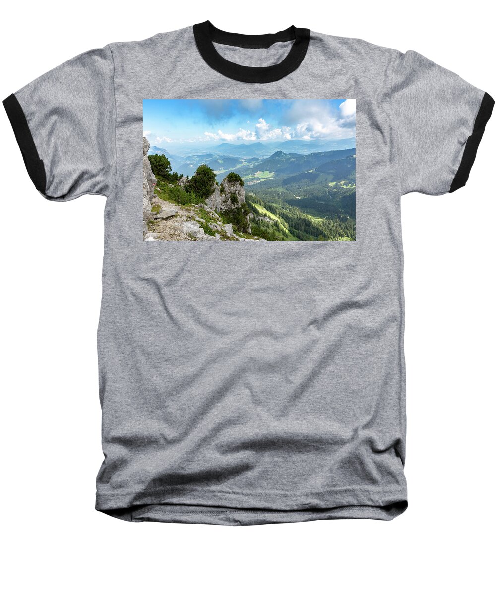 Nature Baseball T-Shirt featuring the photograph Mannlsteig, Berchtesgadener Land by Andreas Levi