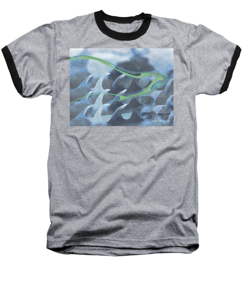 Sea Baseball T-Shirt featuring the digital art Mist by Alexandra Vusir