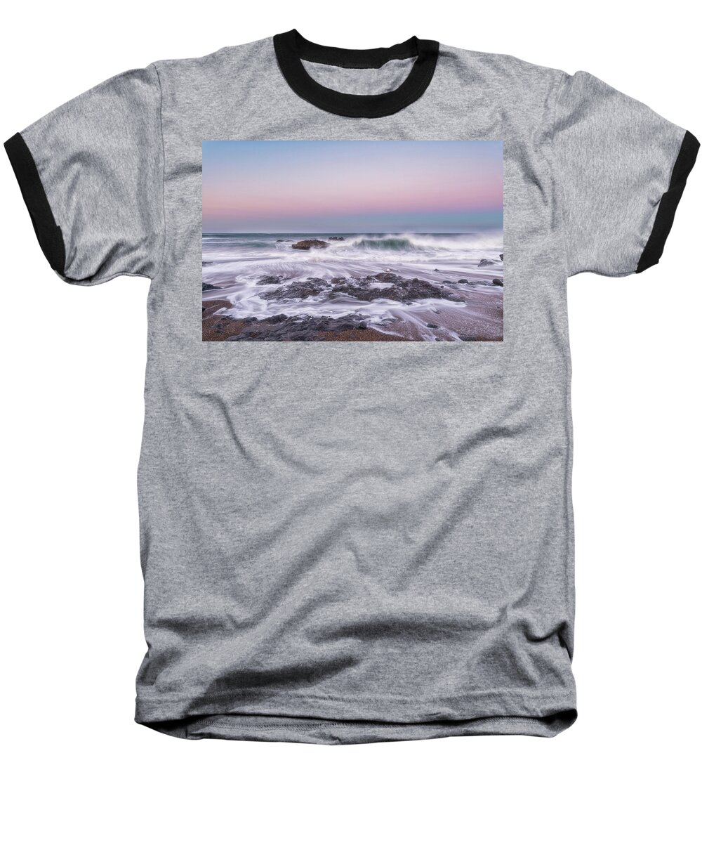 Oregon Coast Baseball T-Shirt featuring the photograph Oregon Sunrise by Russell Pugh