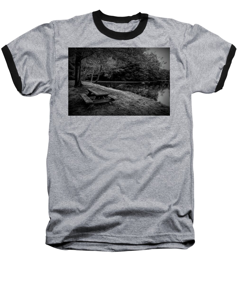 Newport Nh Baseball T-Shirt featuring the photograph Overlooking the Sugar River by Robert Stanhope