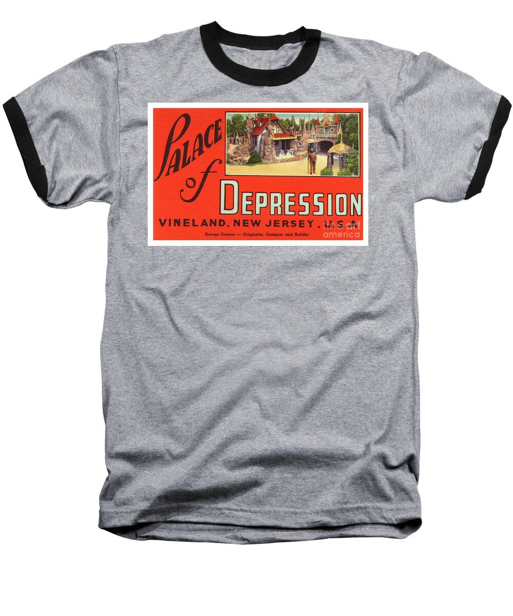 Palace Baseball T-Shirt featuring the photograph Palace of Depression by Mark Miller