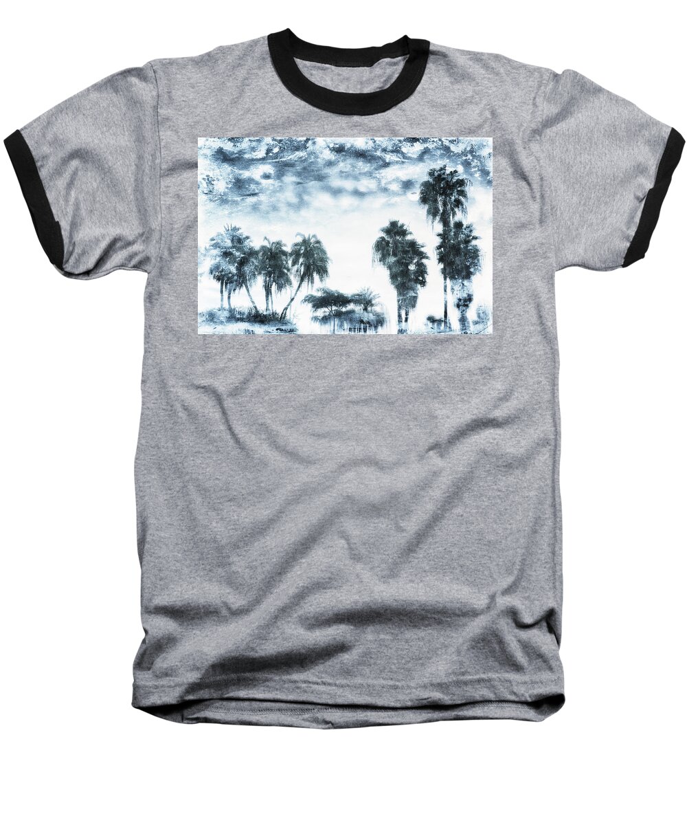 Palm Tree Baseball T-Shirt featuring the photograph Palm Ice 2 by Skip Nall