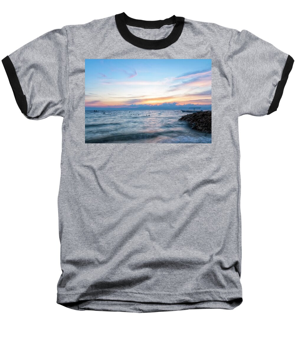 Sunset Baseball T-Shirt featuring the photograph Paradise Beauty by Russell Pugh