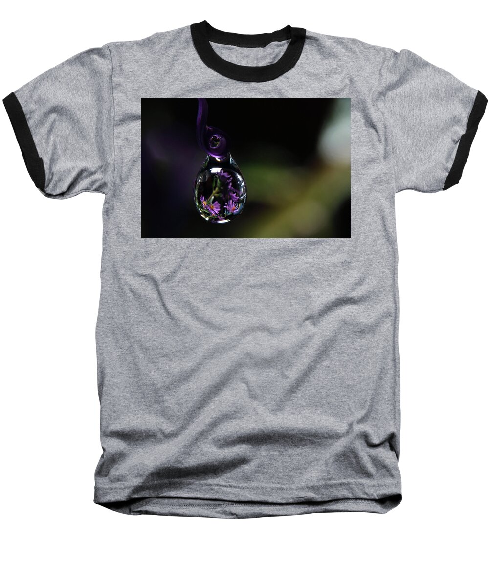 Purple Baseball T-Shirt featuring the photograph Purple Dreams by Michelle Wermuth