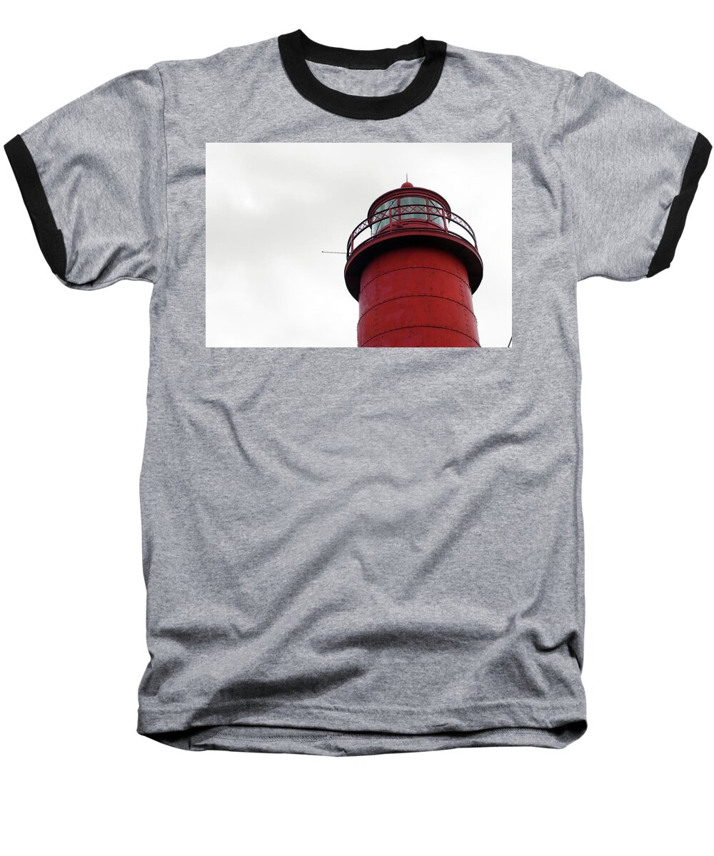 Minimal Baseball T-Shirt featuring the photograph Red by Michelle Wermuth