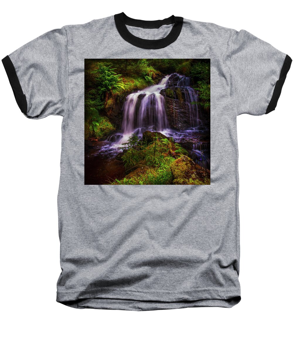 Scotland Baseball T-Shirt featuring the photograph Retreat for Soul. Rest and Be Thankful. Scotland by Jenny Rainbow