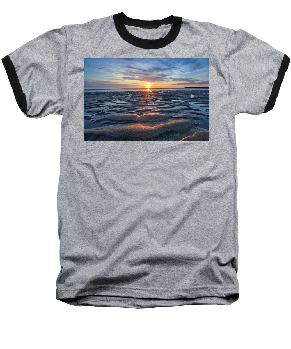 Sand Baseball T-Shirt featuring the photograph Rippled by Rob Davies