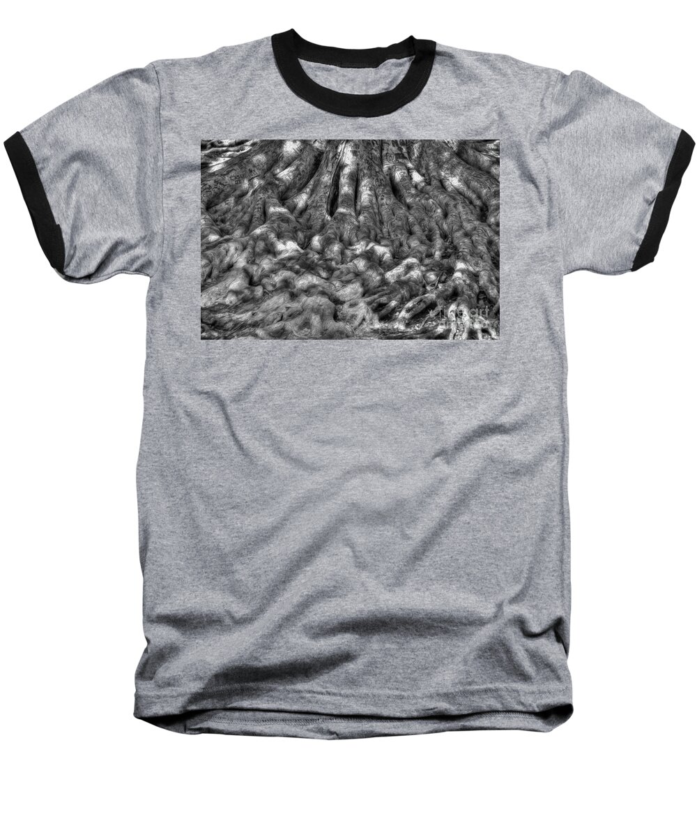 Tree Baseball T-Shirt featuring the digital art Roots by Kelvin Booker