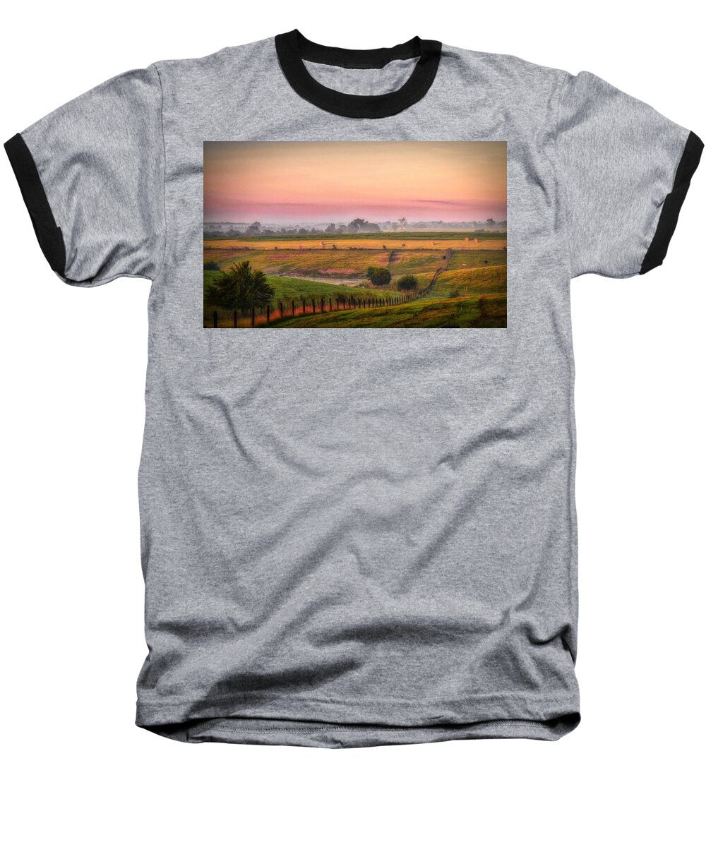 Farm Baseball T-Shirt featuring the photograph Rural Landscape by Jack Wilson