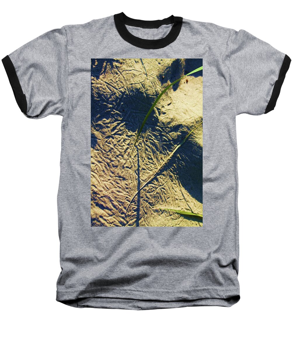 Sand Baseball T-Shirt featuring the photograph Sand compass by Fred Bailey