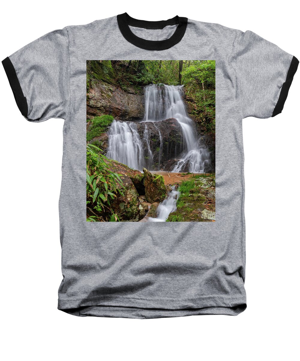 Waterfall Baseball T-Shirt featuring the photograph Shu Nu Waterfall 10x8 Vertical by William Dickman