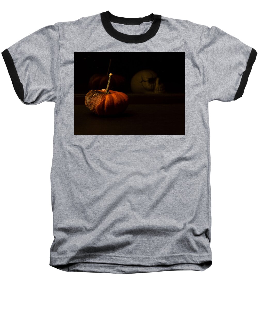 Abstract Baseball T-Shirt featuring the photograph Someone forgot to clean the window sill by Alessandra RC