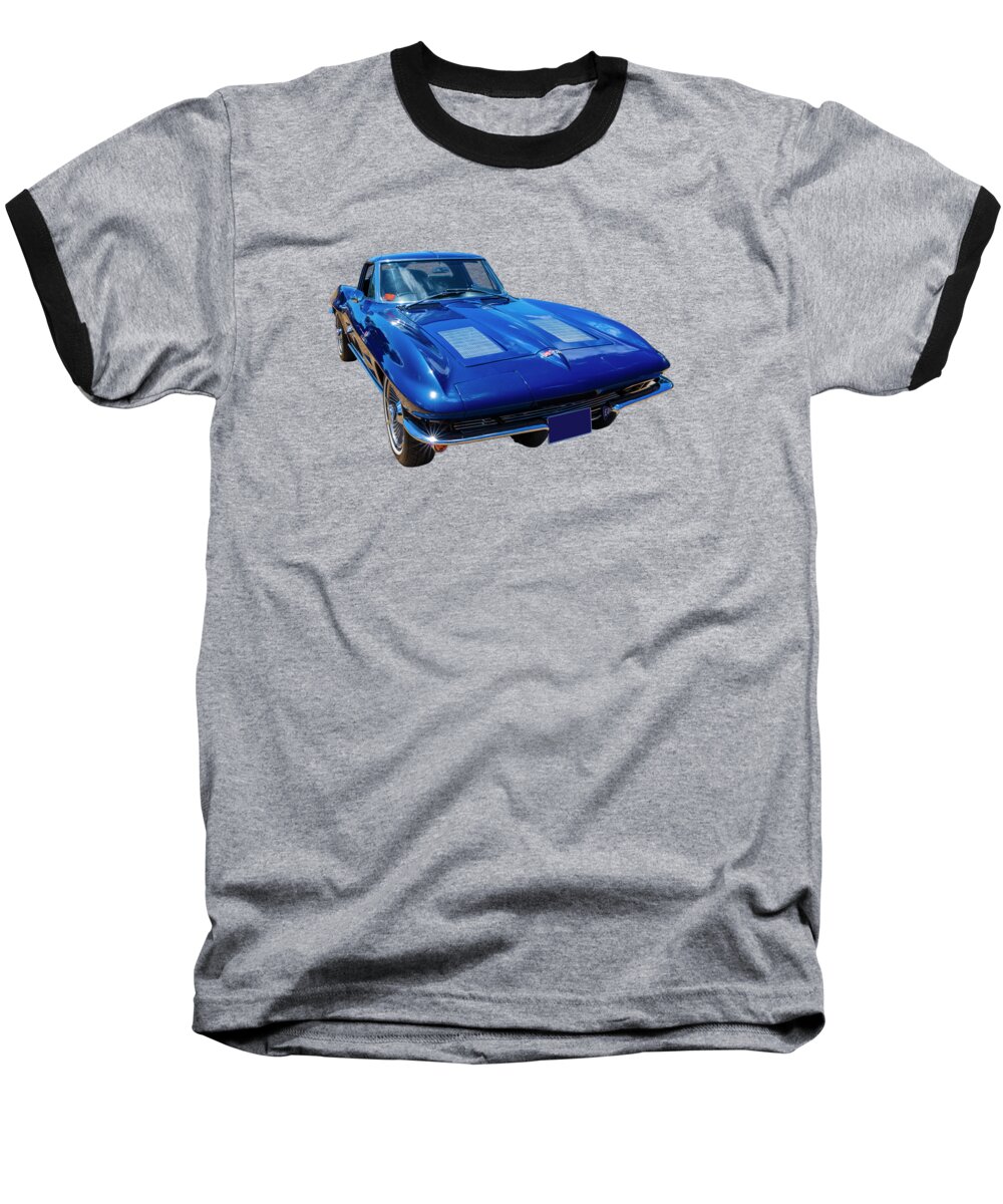 Car Baseball T-Shirt featuring the photograph Split Window Vette by Keith Hawley