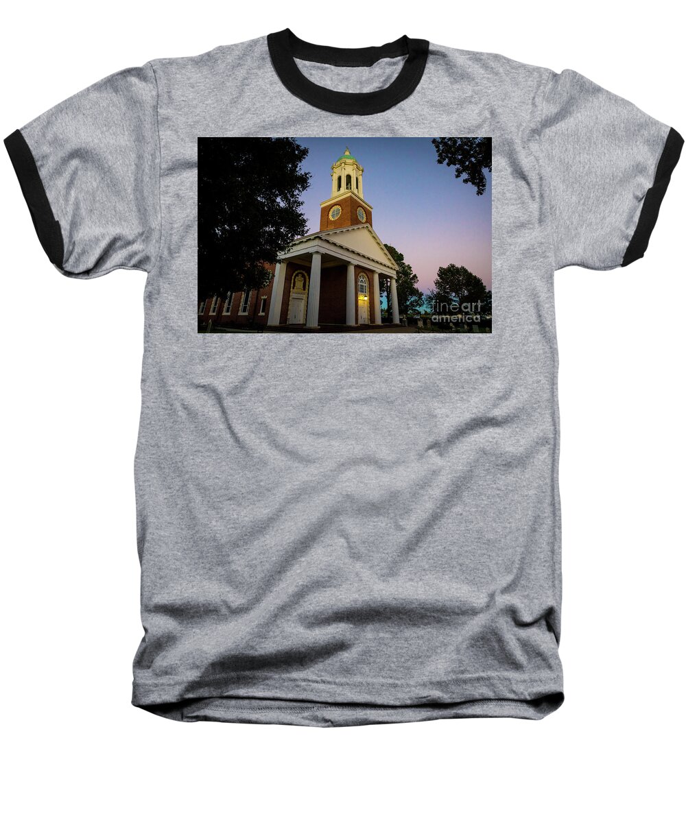 St. Paul's Church - Augusta Ga Baseball T-Shirt featuring the photograph St. Paul's Church - Augusta GA by Sanjeev Singhal