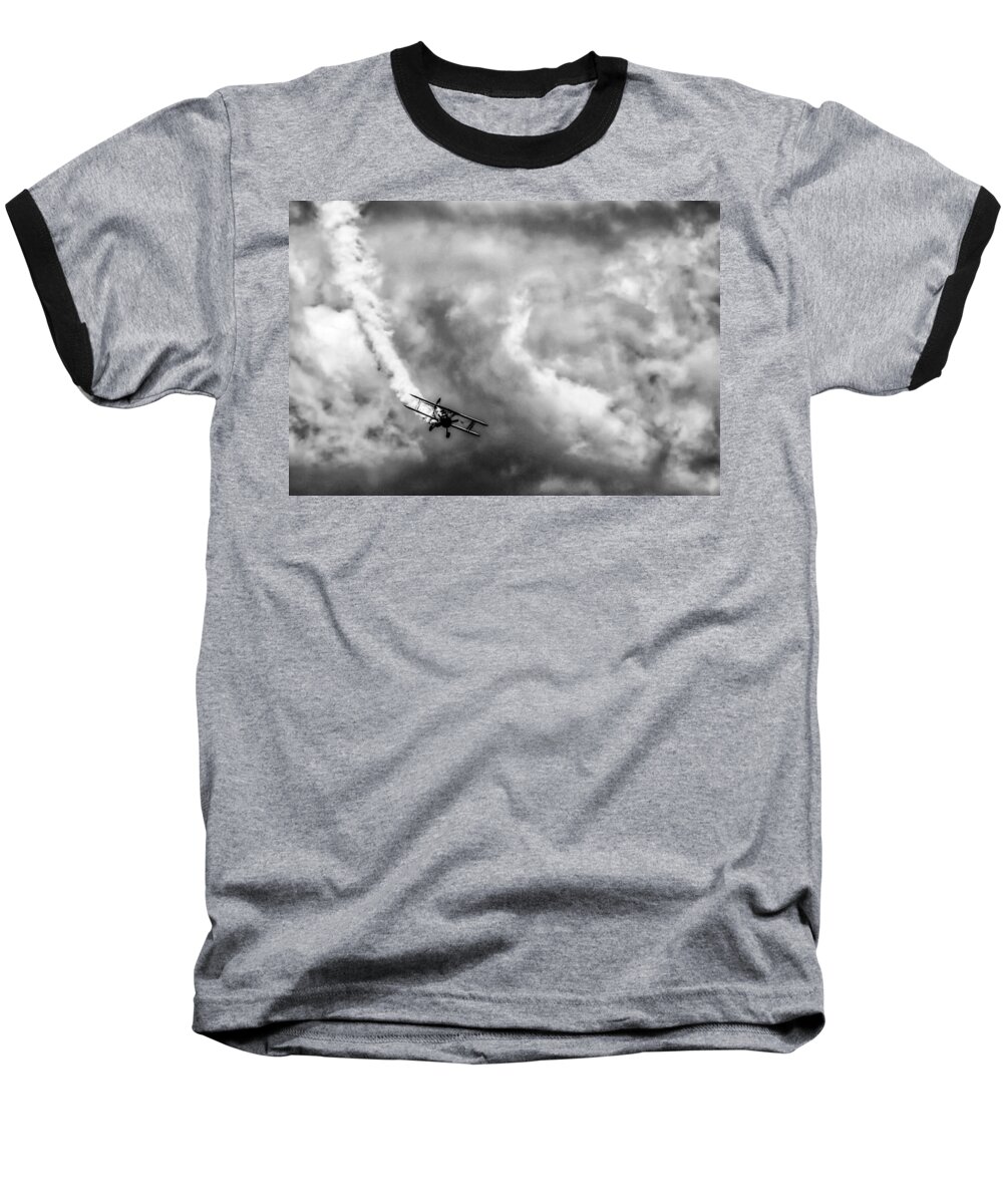  Baseball T-Shirt featuring the photograph Steerman by Michael Nowotny